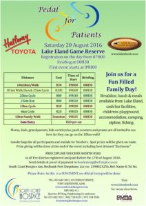 Pedal for patients poster